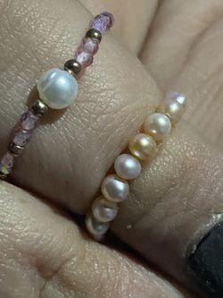 Pearl Stretchy Rings 