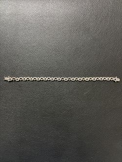 925 Sterling Silver heart bracelet.