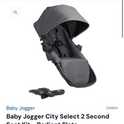 Baby Jogger City Select Second Seat Kit