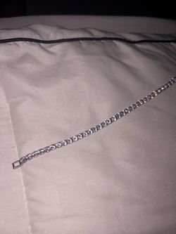 925 sterling silver moissanite bracelet