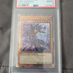 Yugioh Dark Magician RA04 QCR PSA 10
