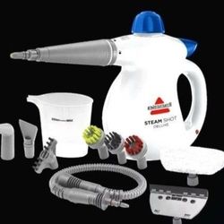 New! Bissell Steam Shot Deluxe Handheld Steam Cleaner