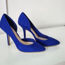 Royal Blue Pumps-size 8