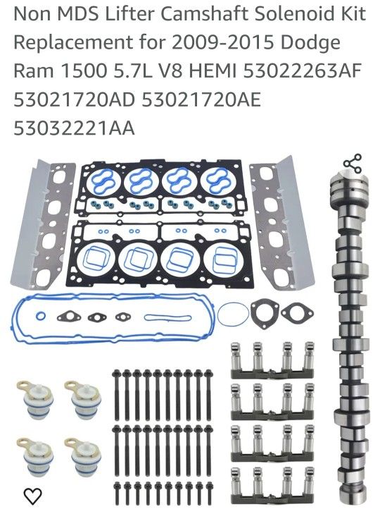 Cam Upgrade For Your Dodge 2009- 2015 Hemi 5.7L