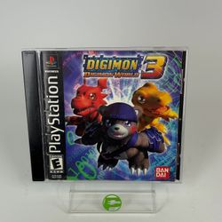 Digimon World 3 (Sony PlayStation 1 PS1, 2002)