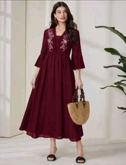 Indian Pakistani Tradition Designer najma maxi dress