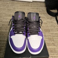 Jordan One Low Court Purple 