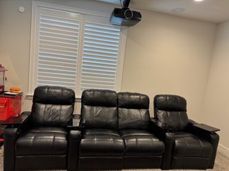 Barely used Reclining Media Sofa Set