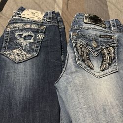 Womens Miss Me Straight Leg Skinny Jean Lot