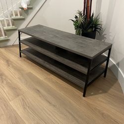 Wayfair Sturdy TV Console Gray 3 Shelf