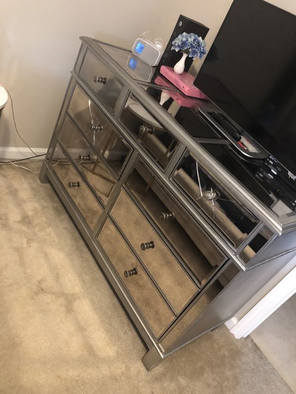 Pier One Hayworth Mirrored 6 Drawer Dresser For Sale In Dublin