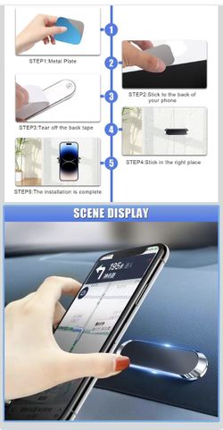 Magnetic Phone Mount / Blind Spot Mirrors