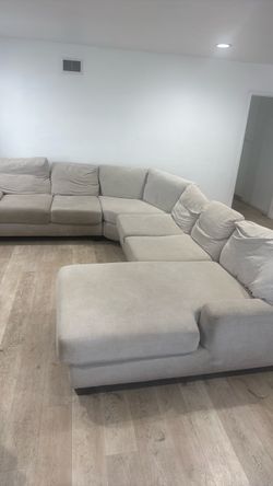 Sectional sofa.