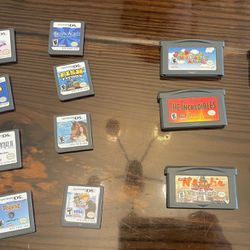 Sweet Nintendo DS And Gameboy Advance Loose Game Bundle
