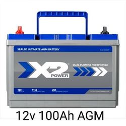 X2 Power AGM BATTERIES..Car Music,RV,Boats