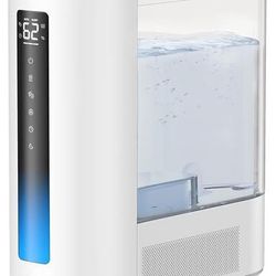 Dreo 6L Humidifier Large Room, Warm & Cool Mist Humidifiers for Bedroom, 60H Runtime, 12H Timer, Top Fill, Oil Diffuser, Humidity Indicator Light, Bab