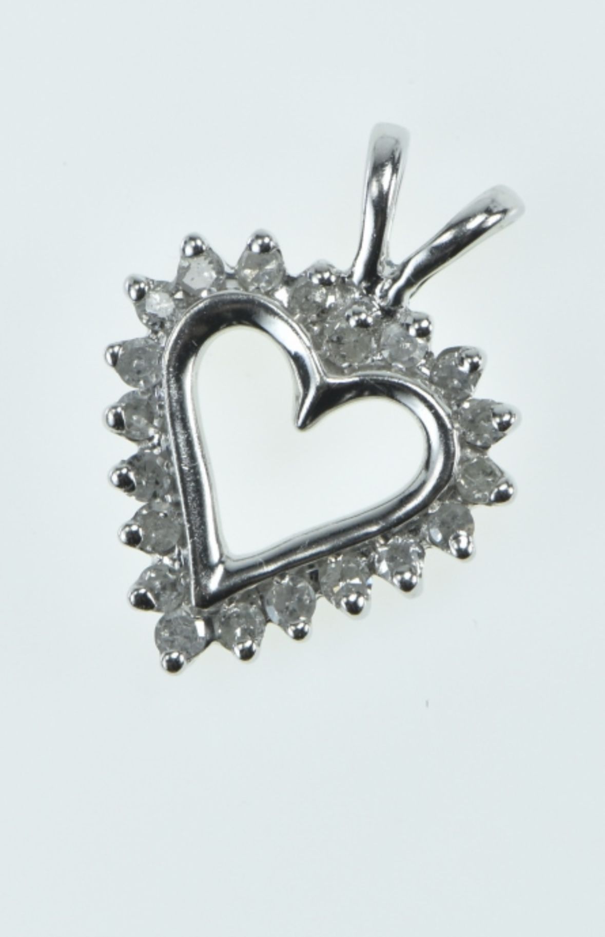 Diamond Heart With 14k Gold Chain