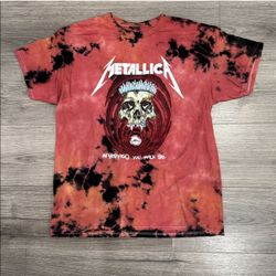Metallica In Vertigo You Will Be Tye Dye Band Tee Shirt Men’s Size Medium