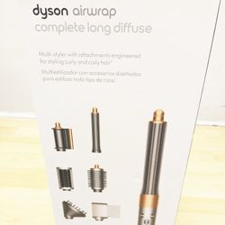 DYSON Airwrap Complete Long Diffuse / Multi-Styler and Dryer 
