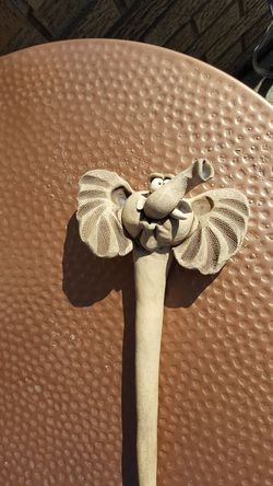 Elephant flower pot decor accent