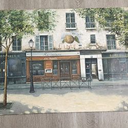 Romantic Paris Cityscape Painting – Pradzynski-Style Realism