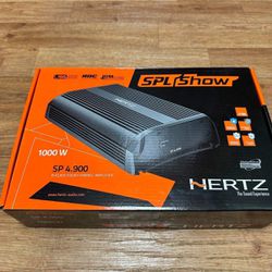 Hertz SP 4.900 SPL Show Series 4-channel amplifier NIB - OBO