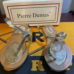 Pierre Dumas Countess-3 Gold Sandals 8.5