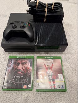Microsoft Xbox One 500GB Console Bundle w/ Controller Power Cable 2 Games Tested