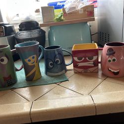 Inside Out Disney Store Cups