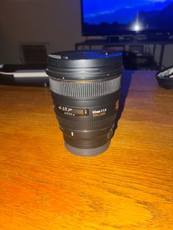 Sigma 50mm 1.4 ef lens W/Sigma ef-e converter