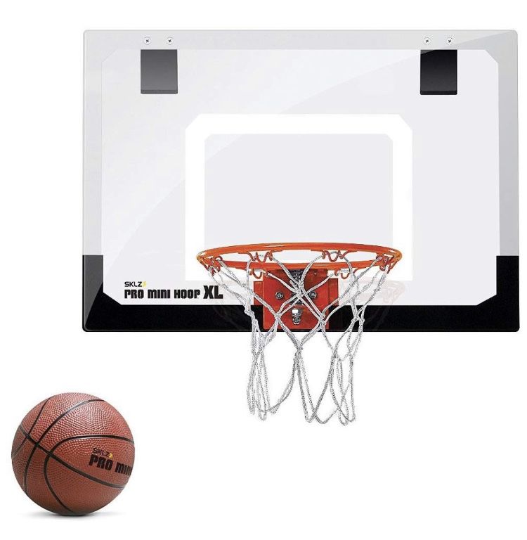 SKLZ Pro Mini Basketball Hoop with Ball, XL (23 x 16 inches)