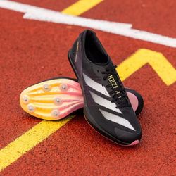 adidas Adizero Finesse Track Running Mens 9.5/ Womens 10.5 Black Athletic IF1151