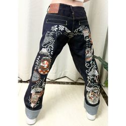 Evisu Embroidered Jeans Fan 29*34