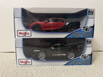 Bugatti And Porsche 1:18 Scale 