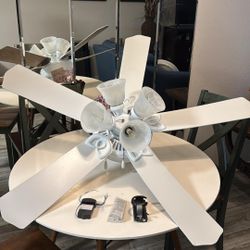Two-tone Remote Control Ceiling Fans