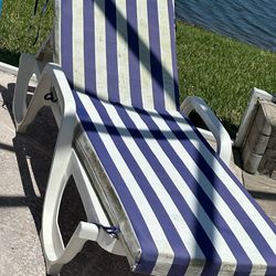 Pool Lounge Chairs x2. Both white. BEST OFFER
