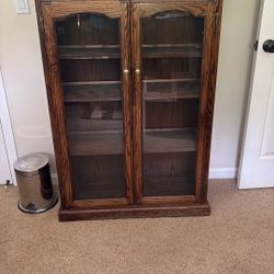 Media Or Bookcase Enclosed $50