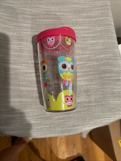 Tervis Tumbler Pink Owl Pattern 16oz Travel Mug Cup