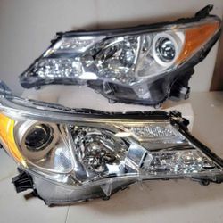 13-15 Toyota Rav 4 Projector Headlights Luces Calaveras Micas Faros Focos Faroles