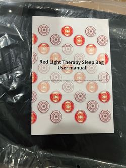 Red light therapy infrared sleep bag full body brand new open box