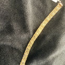 14kt Gold Nugget bracelet