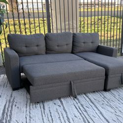 🛋️ Sofa Bed with Storage – Like New! Free Delivery! 🚚