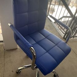 Royal Blue Vanity Chair 