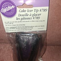 Wilton Large Decorating Tip #789 & 16" Decorating Pastry Bag 