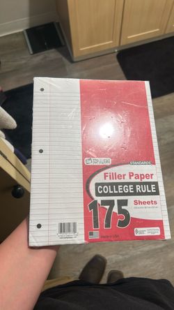 Top Flight College Rule Filler Paper 175 Sheets