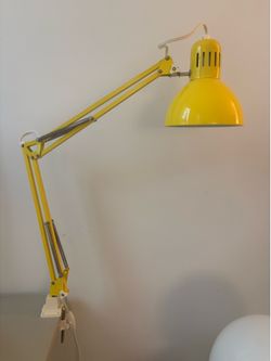 Yellow desk/work lamp