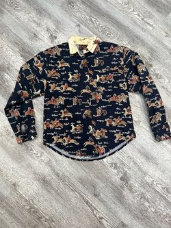 Circle T Western Print Button-Up Shirt (kids)