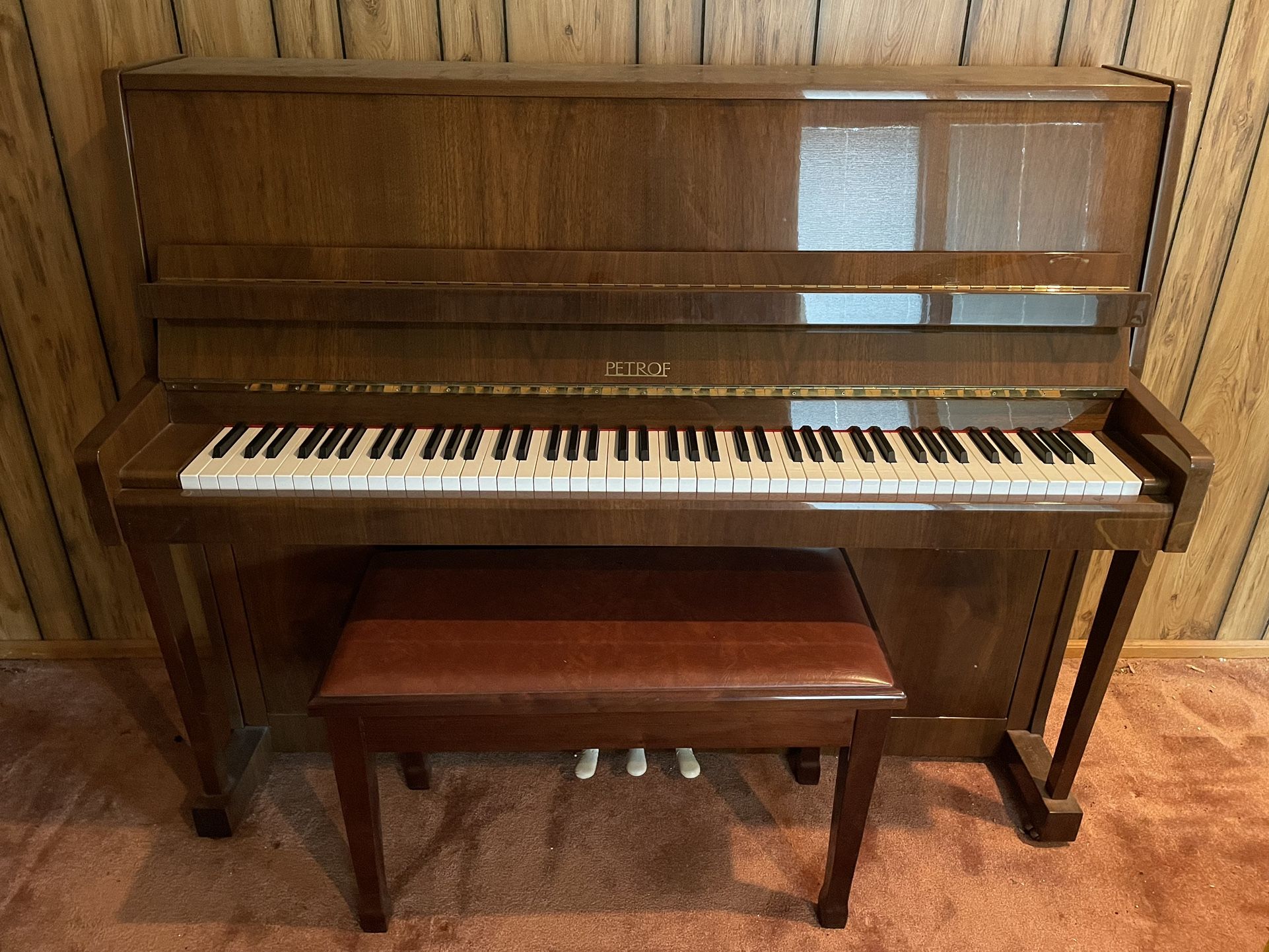 Vintage Petrof Piano