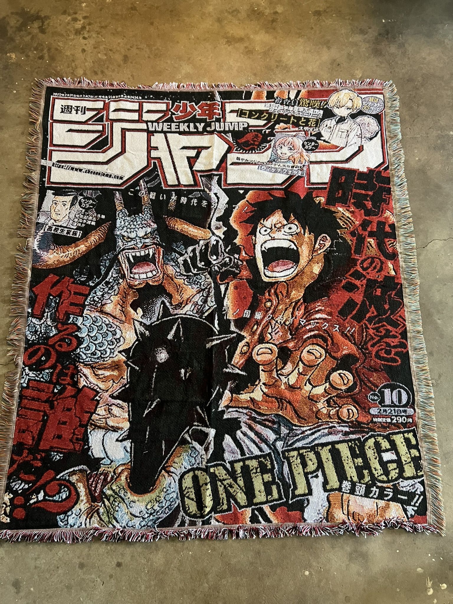 One Piece Anime Woven Tapestry/Rug/Blankeg