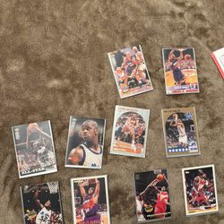 90’s basketball Cards.